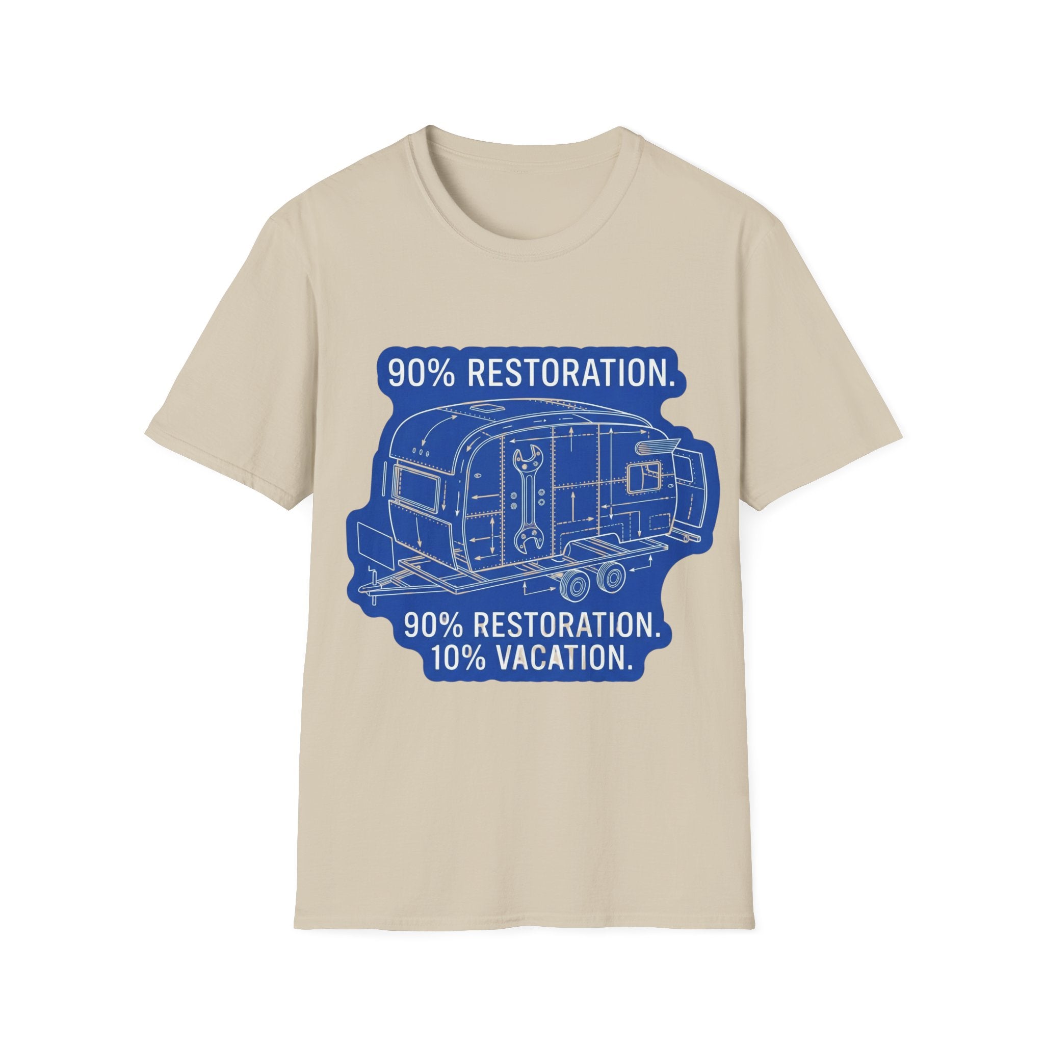 90% Restoration, 10% Vacation T-Shirt