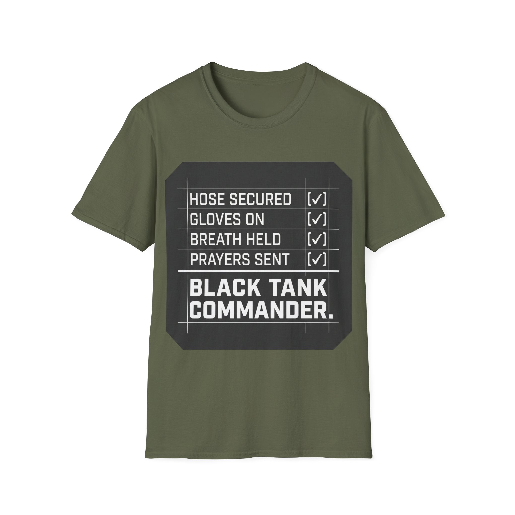 Black Tank Commander T-Shirt