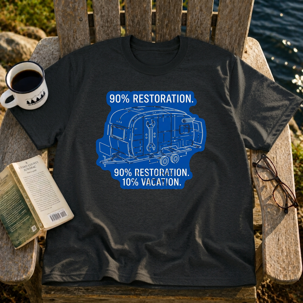 90% Restoration, 10% Vacation T-Shirt