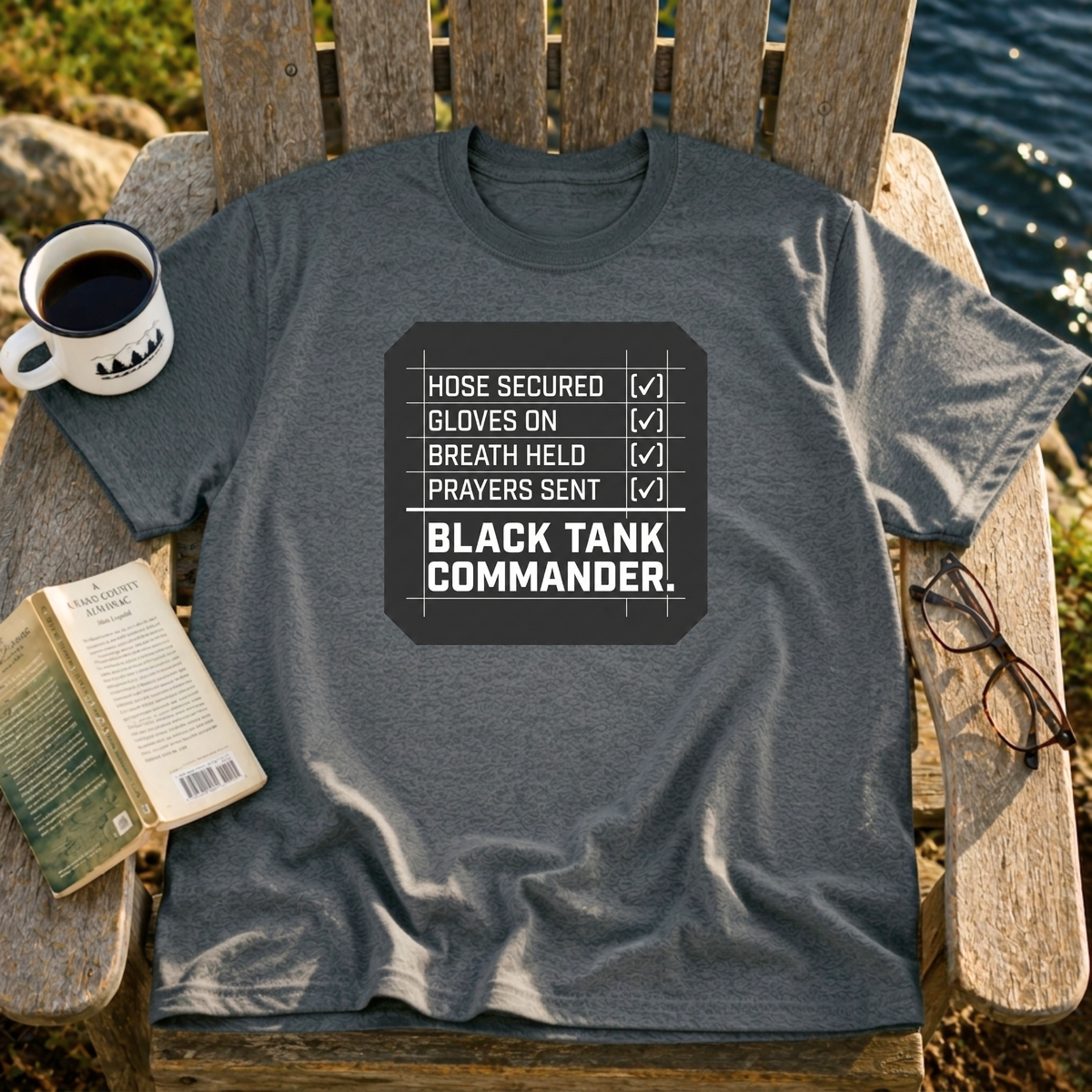 Black Tank Commander T-Shirt