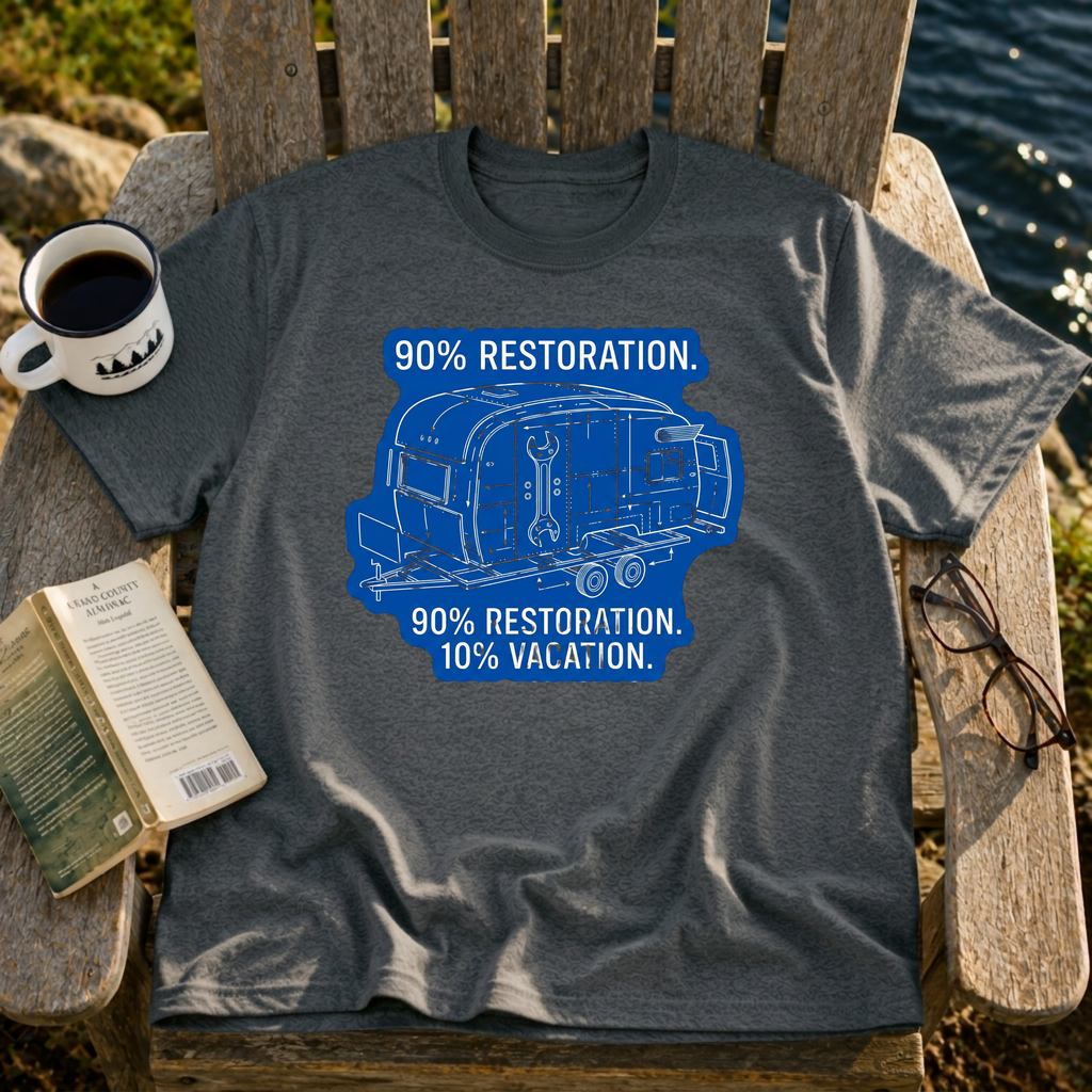 90% Restoration, 10% Vacation T-Shirt