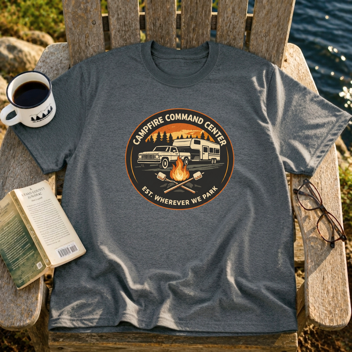 Campfire Command Center T-Shirt