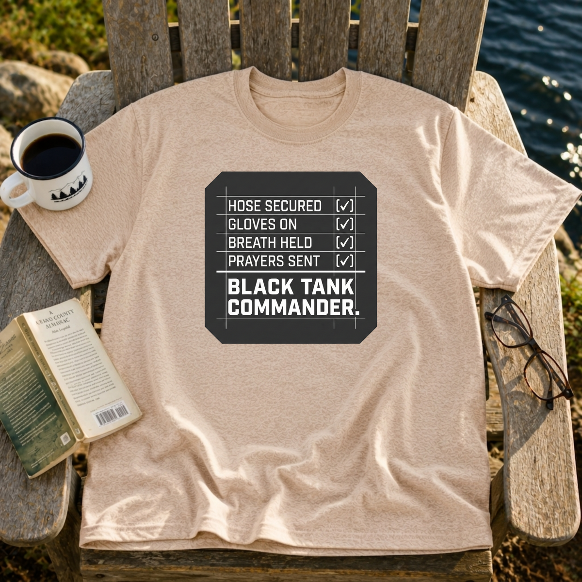 Black Tank Commander T-Shirt