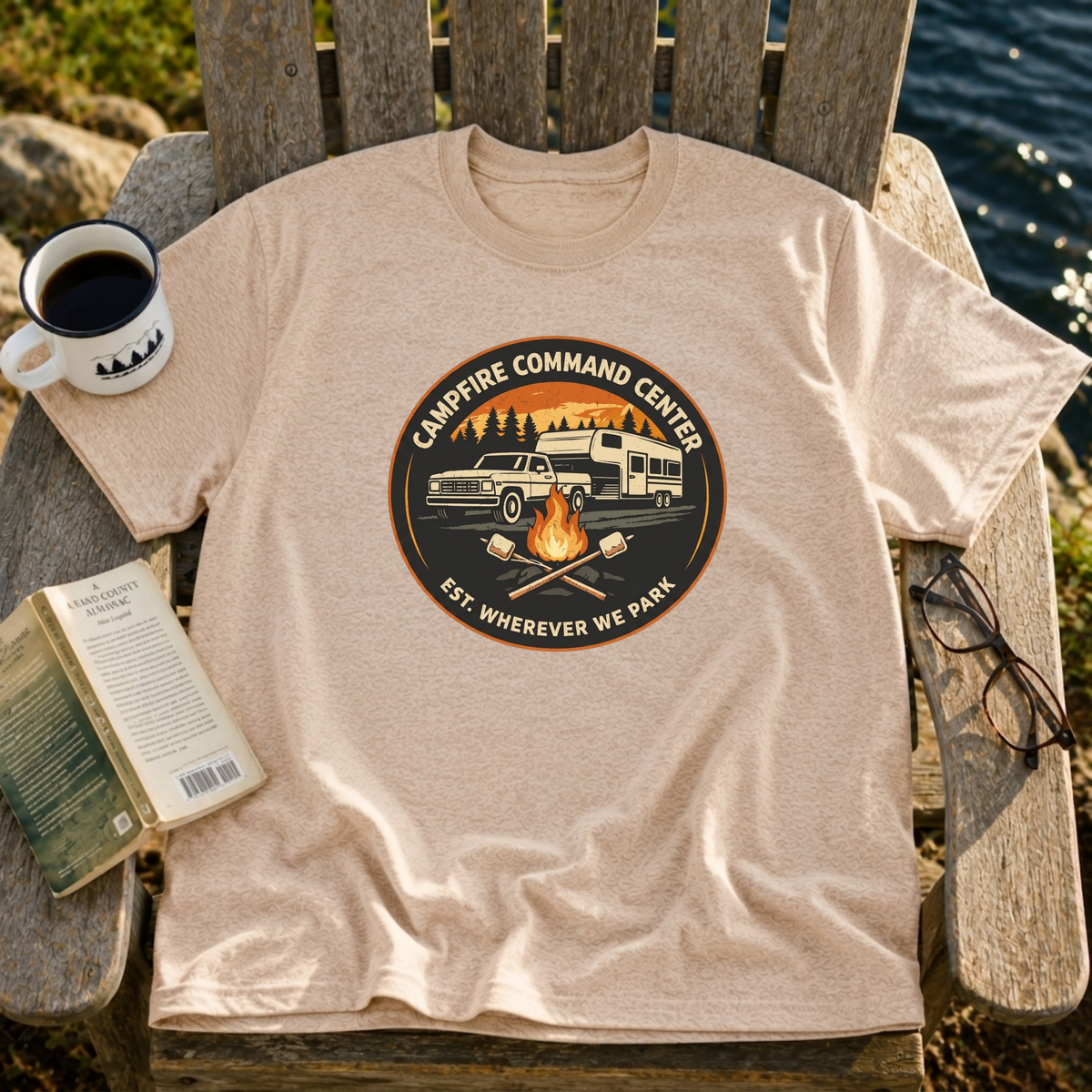 Campfire Command Center T-Shirt