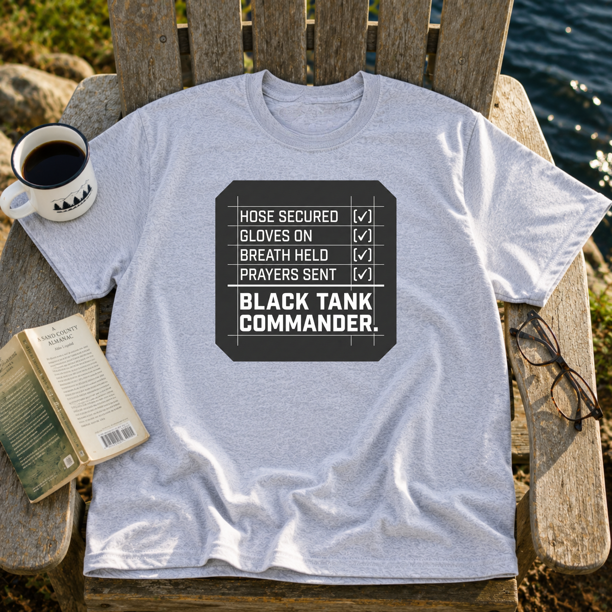 Black Tank Commander T-Shirt