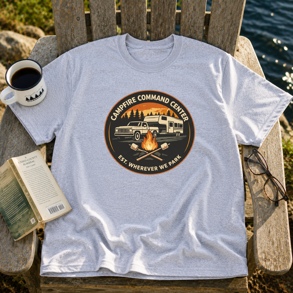Campfire Command Center T-Shirt
