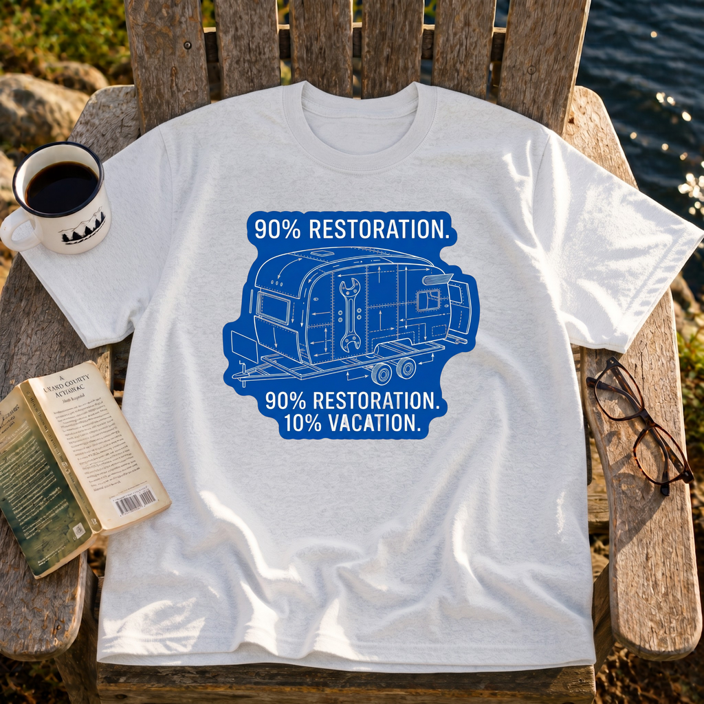 90% Restoration, 10% Vacation T-Shirt